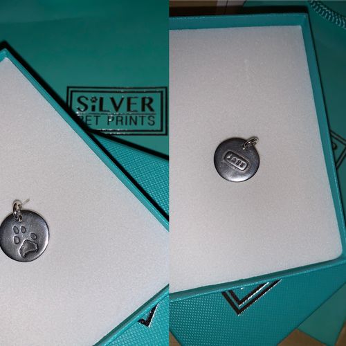 Customer photo review of Paw Print Charm - Individual