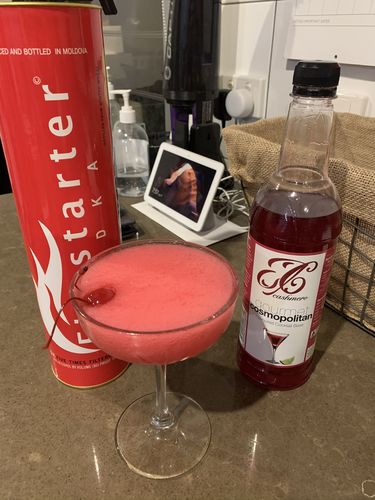 Customer photo review of Cosmopolitan Cocktail Mix