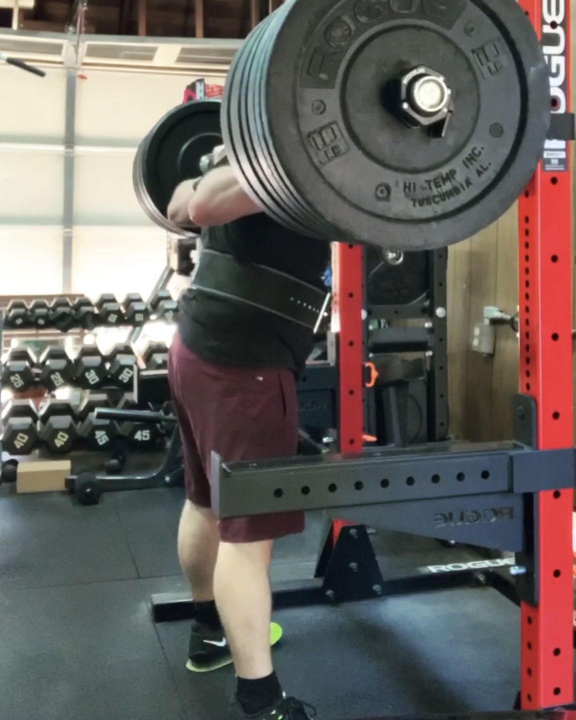 Customer photo review of Strength Shop 10mm Single Prong Belt - IPF Approved - Black