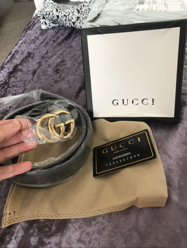 Customer photo review of GUCCI - CEINTURE EN CUIR AVEC BOUCLE DOUBLE G