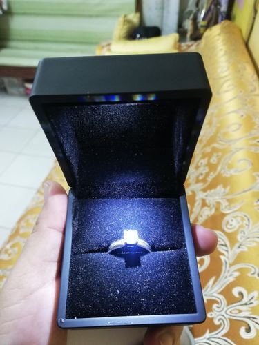 Customer photo review of 1ct Solitaire 3mm Engagement Ring