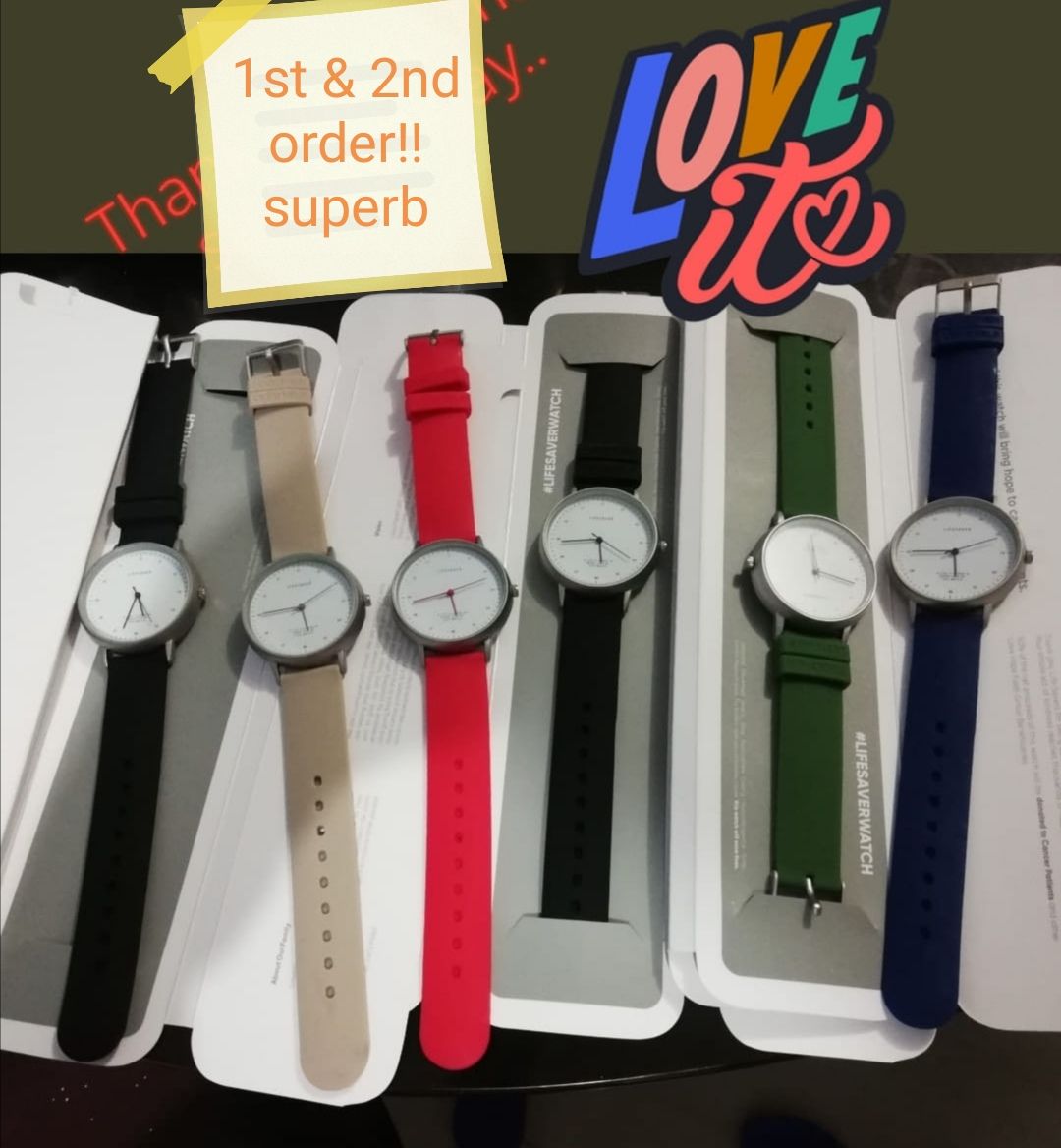 Customer photo review of Life Saver Watch 4.0 – Pink