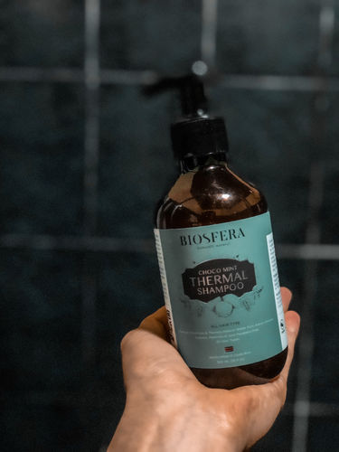 Customer photo review of Chocolate Mint Shampoo (Thermal Water)