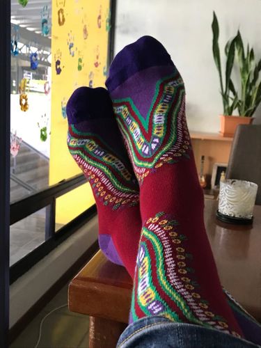 Customer photo review of The Classic Afrisocks Collection