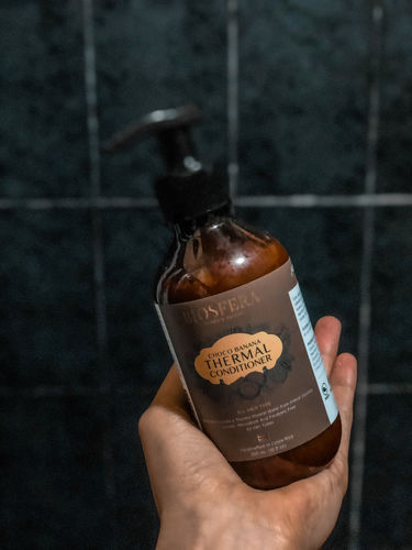 Customer photo review of Chocolate Banana Conditioner (Thermal Water)