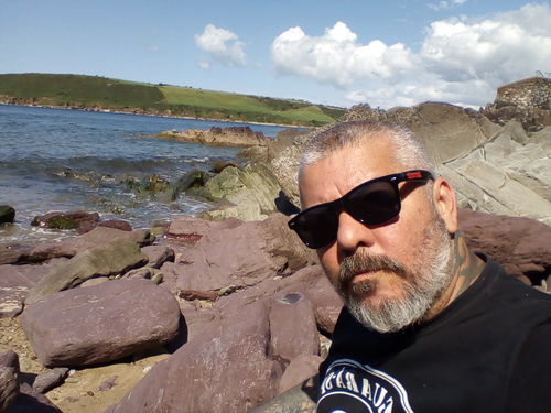 Customer photo review of 1%ER SKULL RING