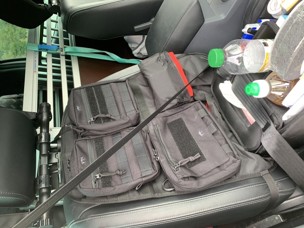 Customer photo review of Tactical MOLLE Car Seat Organizer v2