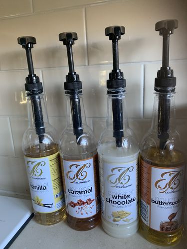 Customer photo review of Syrup Pump for 750mL Bottle - 4 PACK