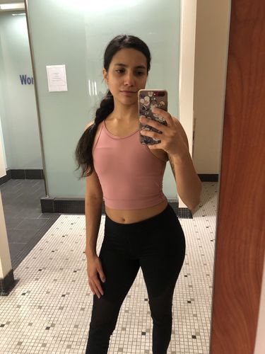 Customer photo review of Juliet Crop Tank