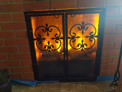 Customer photo review of Dimplex 20'' Opti-Myst Pro Built-In Electric Cassette