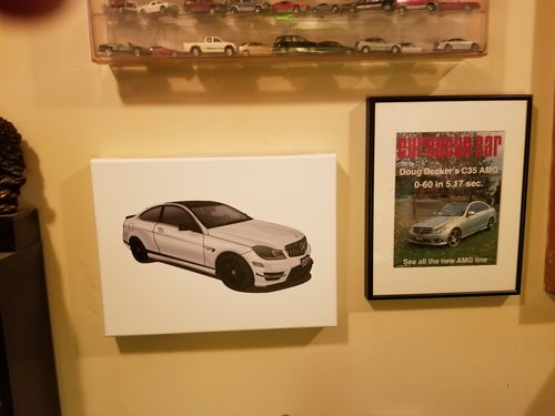 Customer photo review of Custom Car Portrait