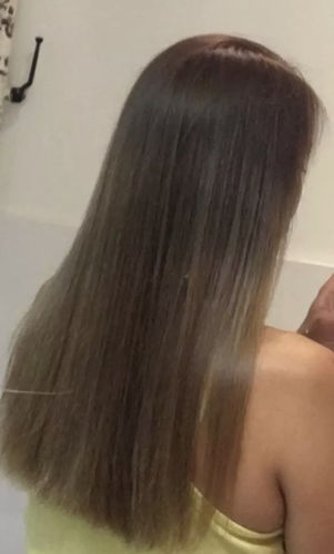 Customer photo review of India’s  Secret Herbal Hair Growth Stimulator (1.69oz) Grow at least 1 inch a month