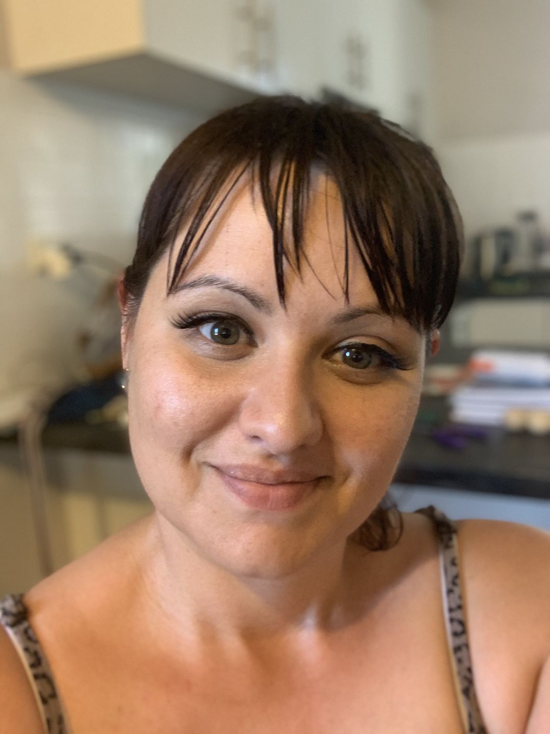 Customer photo review of Magnetic Half Lashes
