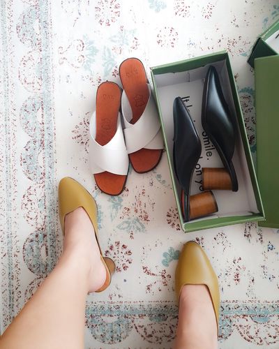 Customer photo review of Cali Yellow Beige