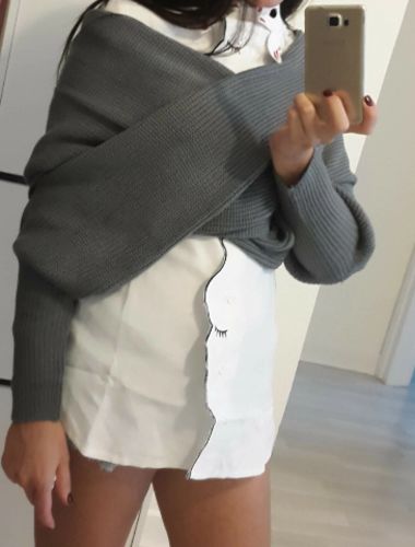 Customer photo review of L’Écharpe multi-look (10 en 1)