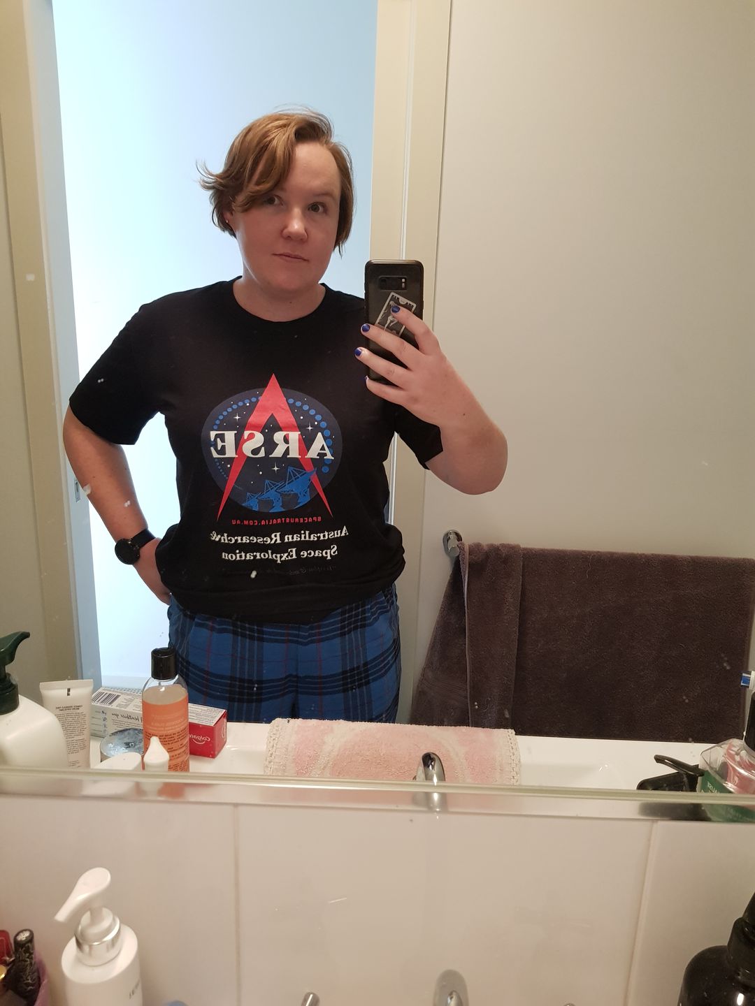 Customer photo review of Launch Tee - Black