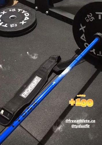 Customer photo review of Tydax Competition Barbell - 15kg Olympic Bar