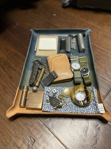 Customer photo review of No.68 | 'Natural Oak' Western Vertical Leather Wallet