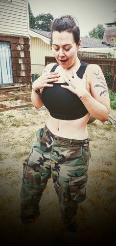 Customer photo review of Glitch Top