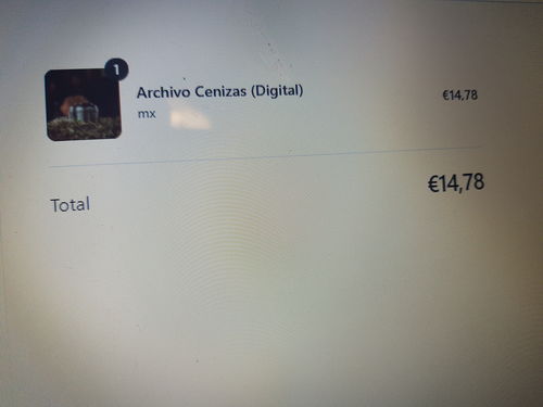 Customer photo review of Archivo Cenizas (Digital)