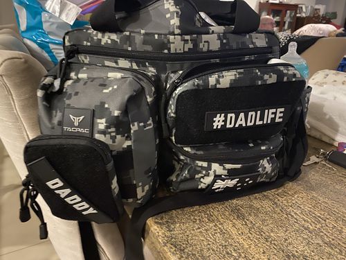 Customer photo review of Tacpac 'Recon' Digital Camo Nappy Bag Set