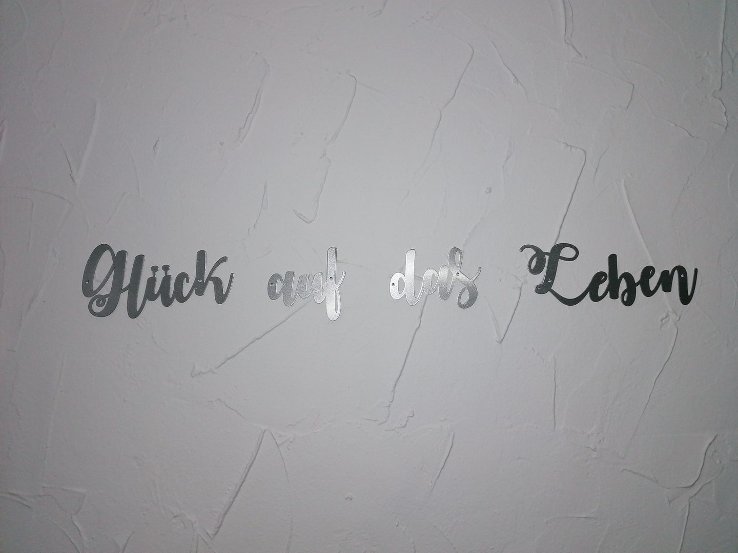 Customer photo review of Dein persönlicher Schriftzug