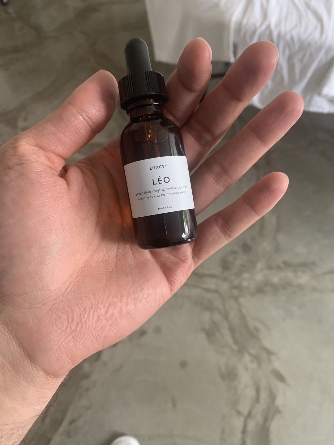 Customer photo review of Léo - Smoothing Divine Serum