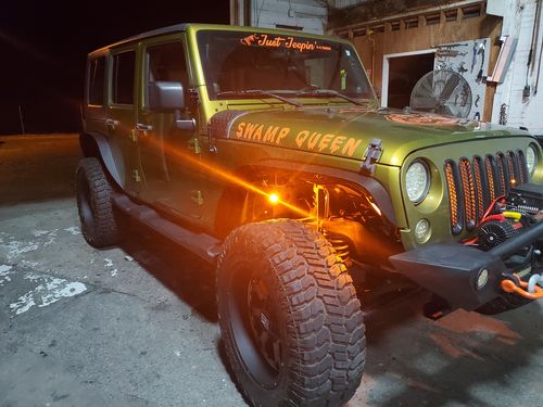 Customer photo review of Flat Fender Flares Front & Rear - 4 PCs Set (07-18 Jeep Wrangler JK)