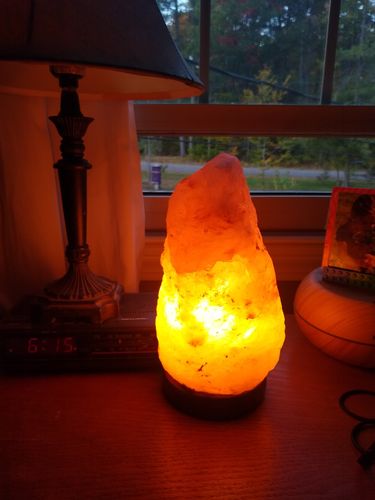 Customer photo review of Original Himalayan Salt Lamp (Medium)