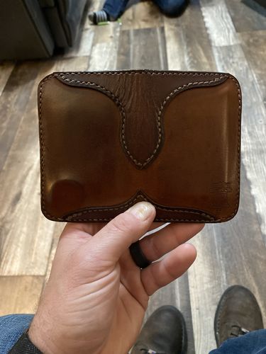 Customer photo review of No.68 | Western Vertical Wallet (Template)