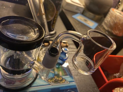 Customer photo review of Flat Bottom Quartz Banger