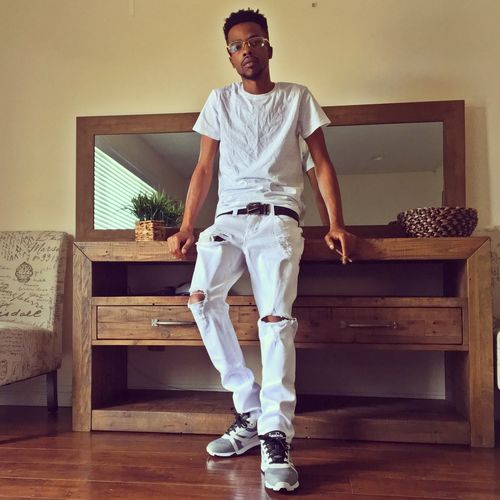 Customer photo review of Moto Pieced Skinny Fit Denim White (BOM4658T)