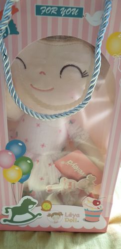 Customer photo review of Personalized Leyadoll (Strawberry) with Gift Bag - 2 Skin Tones