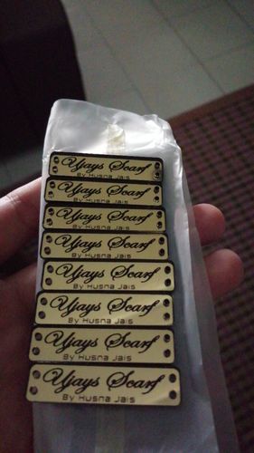 Customer photo review of Custom Made Tag Tudung Acrylic