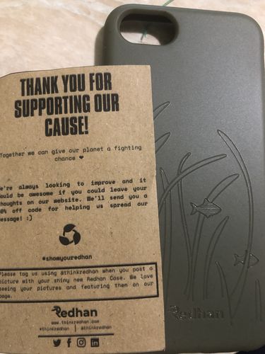 Customer photo review of Eco Friendly iPhone  6/6S/7/8/SE (2nd Gen) Phone Case - Seagrass in Olive Green