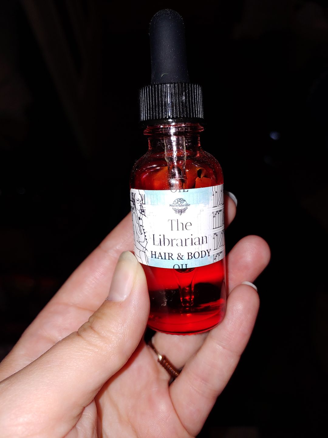 Customer photo review of Hair and Body Oil