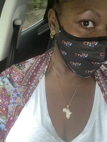 Customer photo review of Motherland Earrings