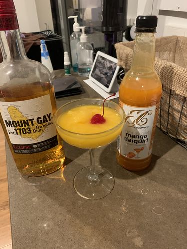Customer photo review of Mango Daiquiri Cocktail Mix