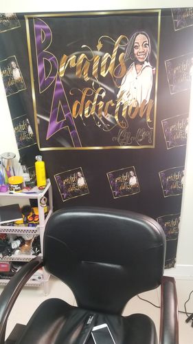 Customer photo review of Custom Fabric Backdrop for Birthday&Baby Shower&Wedding&Any Other Party