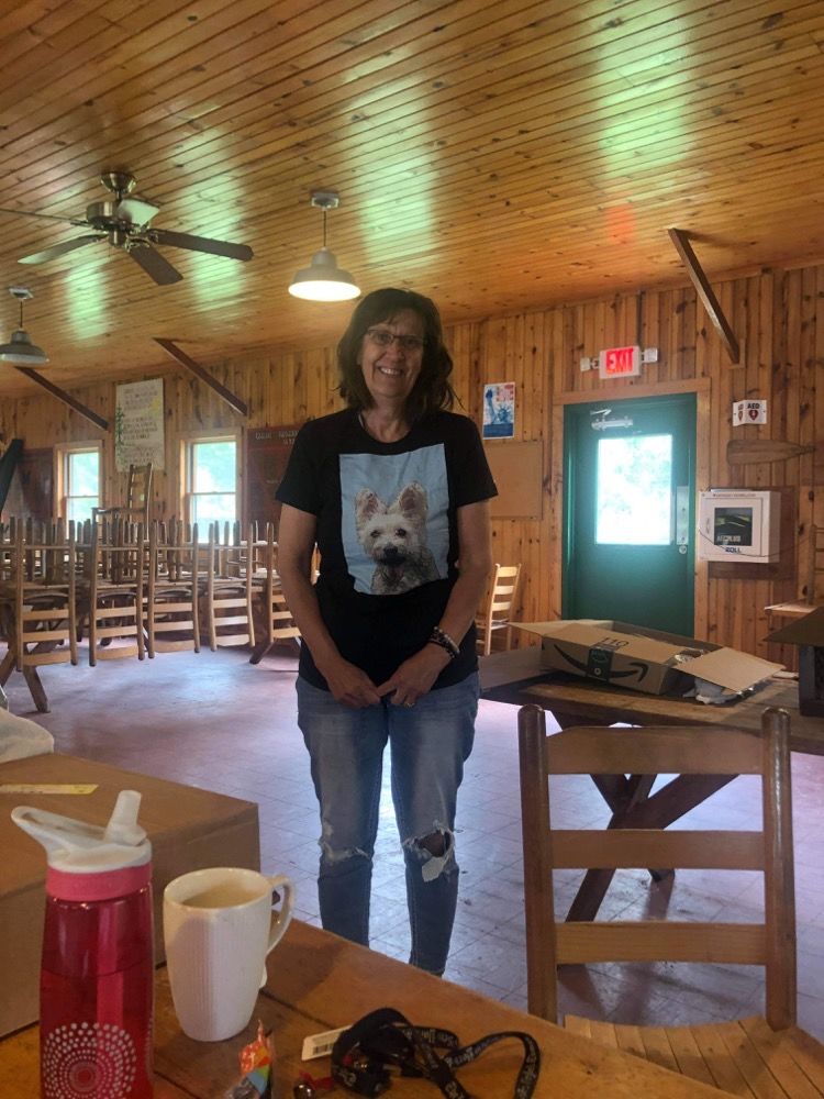 Customer photo review of Custom Pet Art Ladies Crew