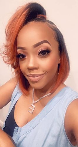 Customer photo review of ICY INITIAL NECKLACE