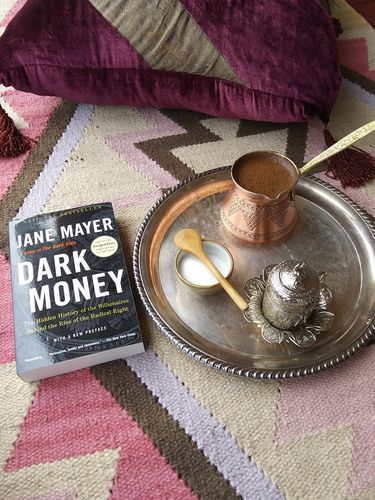 Customer photo review of Turkish Copper Coffee Pot with Premium Brass Handle (Grape)