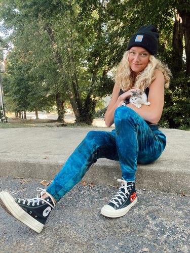 Customer photo review of Blue Dream Jogger Pants