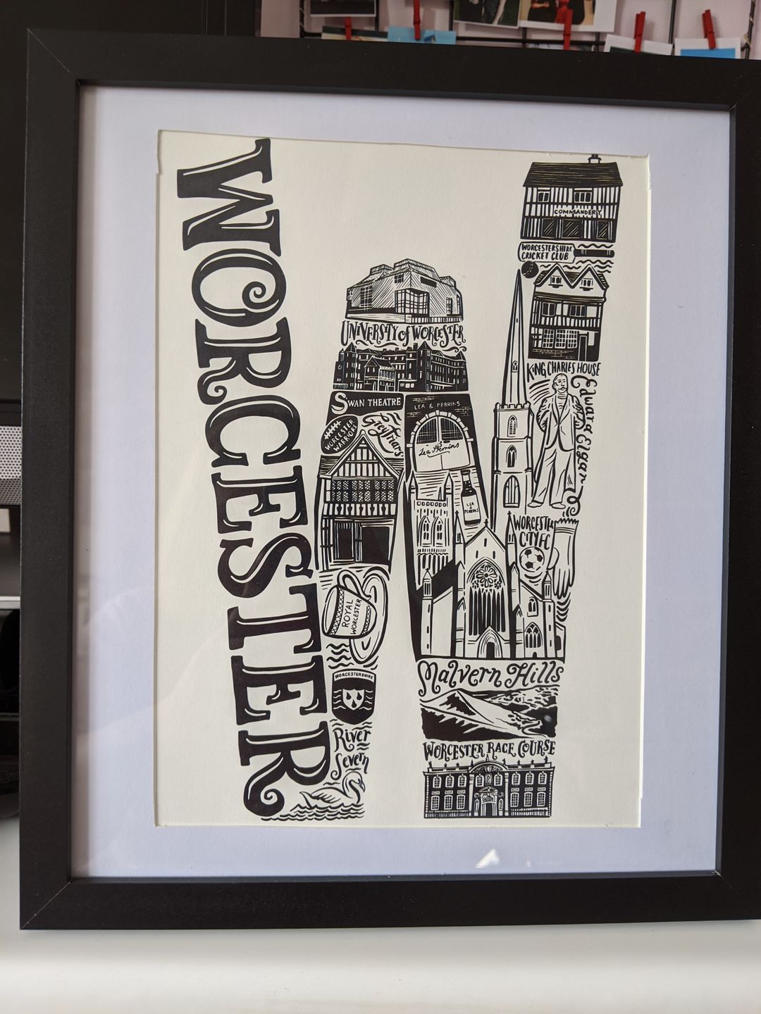 Customer photo review of Worcester Print