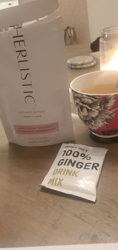 Customer photo review of Vegan Peptide Collagen Peach