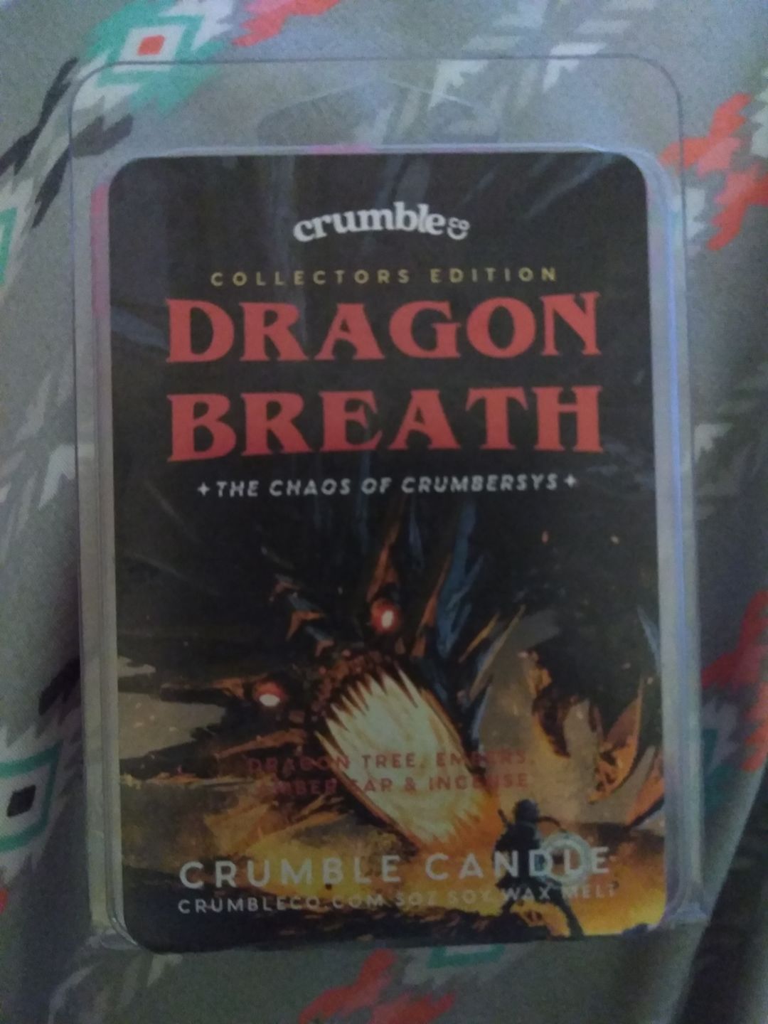 Customer photo review of Dragon Breath Wax Melts