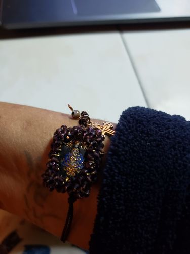 Customer photo review of Pulsera escapulario mini - Escapularios Imperio Charro