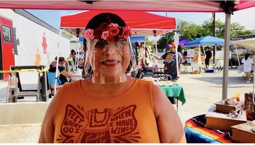 Customer photo review of Monarca Swing Dress