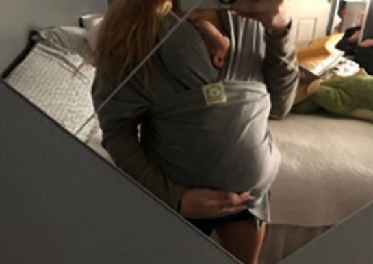 Customer photo review of Baby Wrap Carrier (40% OFF NOW!)