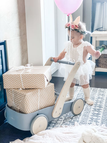 Customer photo review of Callie lace onesie dress